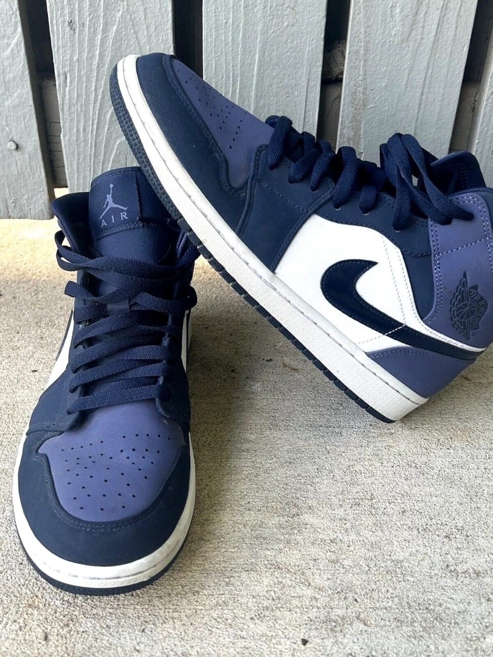 NIKE AIR JORDAN 1 RetroObsedian Sanded Purple 554724-445 Sneaker Shoes Men SZ 12